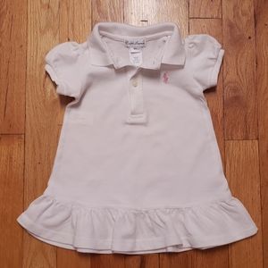 Ralph Lauren Infant White Dress 9M EUC!